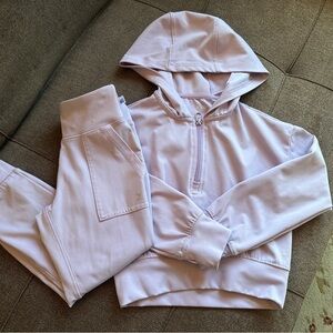 Xersion Girls Lavender Hoodie & Jogger Set Size XXS